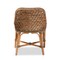 Baxton Studio Kyle Modern Bohemian Natural Brown Woven Rattan Dining Side Chair With Cushion 212-12803-ZORO - alternate 5